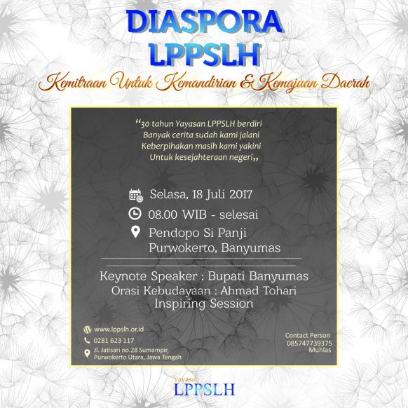 Bakti Diaspora LPPSLH Untuk Negeri Bersama Bupati Banyumas