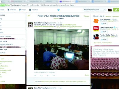 twitter bersama kawal banyumas