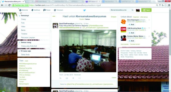 twitter bersama kawal banyumas